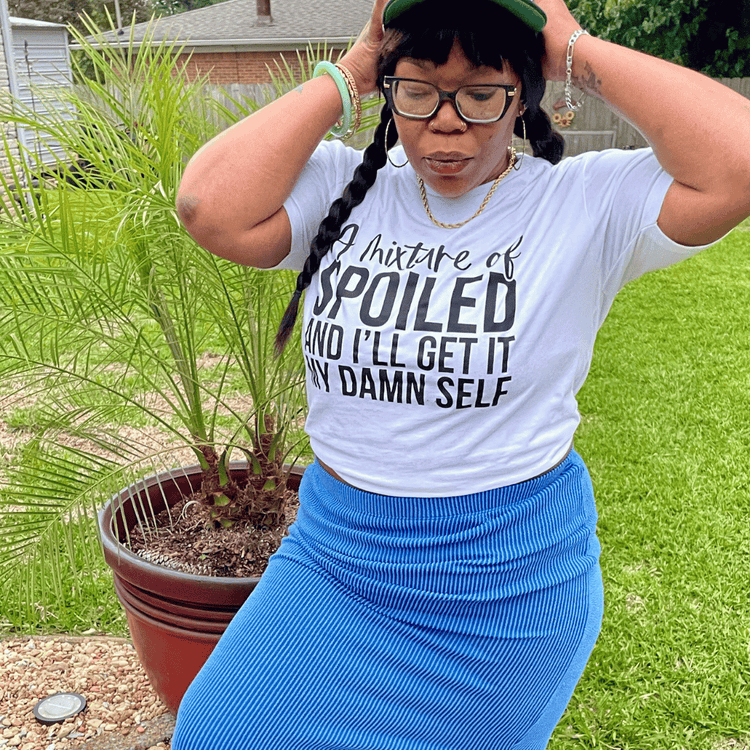 Torn Between Spoiled & I’ll Get It My D**n Self Tee
