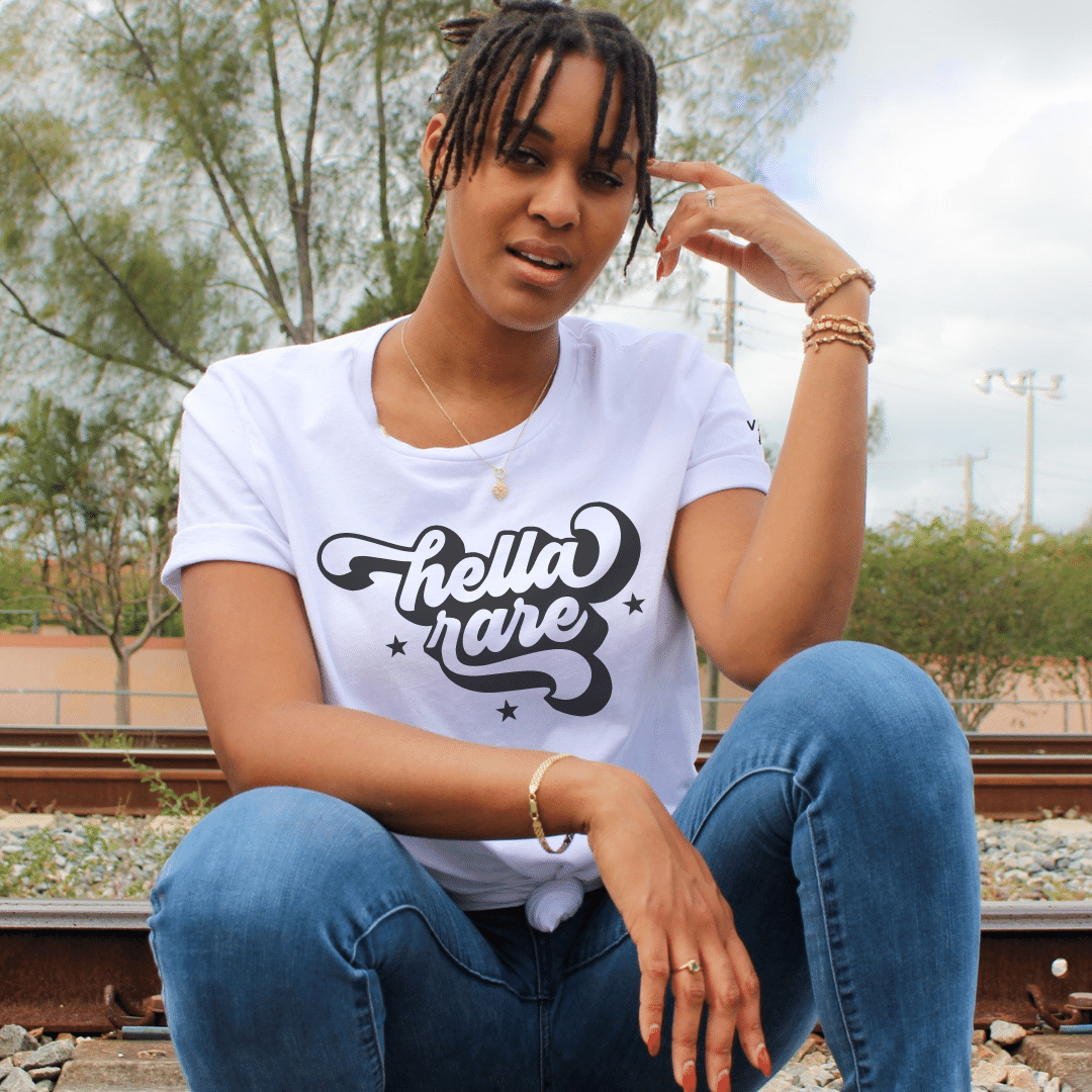 Hella Rare Tee – Vibrant Prestige