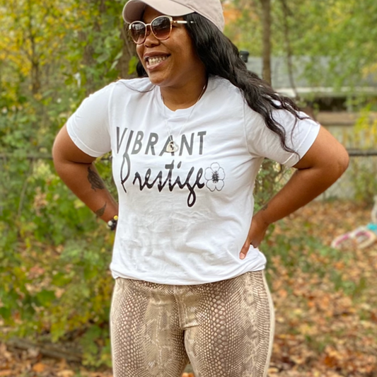 Vibrant Prestige Signature Logo Tee